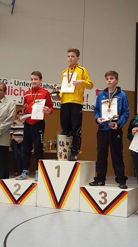 Tim Scheid Deutscher Meister A-Jugend (GR) bis 42 kg !
